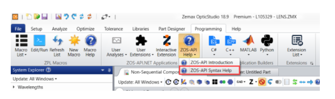ZEMAX | 在 ZOS-API 中执行系统分析的基本方法的图1